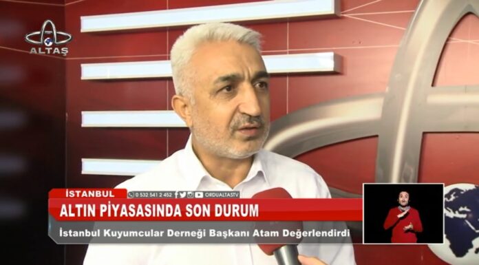 Başkanımız Nihat Atam ALTAŞ TV’ye Konuk Oldu.