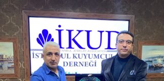 İkud Genel Başkanı Nihat Atam Moderetör ve Yazar Sabri Balaman’ı Konuk Etti