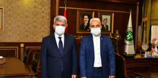 İKUD Genel Başkanı Nihat Atam Kocaeli Üniversitesi Rektörü Prof. Dr. Sadettin Hülagü’yü Ziyaret Etti