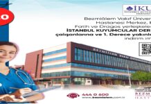 ÜYELERİMİZE ÖZEL BEZMİALEM VAKIF ÜNİVERSİTESİ HASTANELERİNDE % 20 İNDİRİM